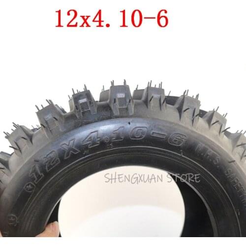 GOOD QUALITY HOT SALE 4.10-6 tyre ATV Quad Go Kart 47cc 49cc Chunky 12x4.10-6Tire inner tube Fit All Models