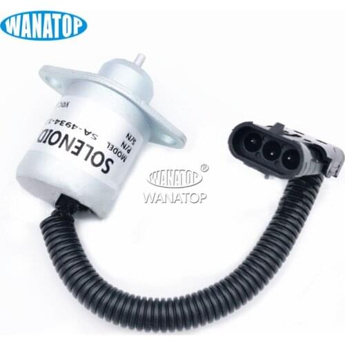 Hyster Diesel Fuel Shut Down solenoid 2848A275 SA-4934-12 1457906 For Perkins12V