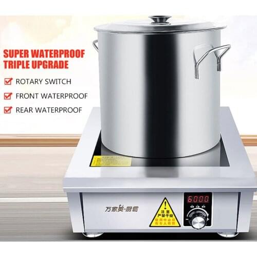 Industrial Induction Cooking Machine Commercial Induction Cooker High Power Plane Induction Cooker 6000W Canteen Hotel WM-301X