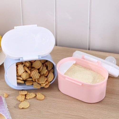 13*8 Small Size Baby Milk Powder Container Box Melkpoeder Container Food Storage Box Multilayer Infants Feeding Food Storage Box