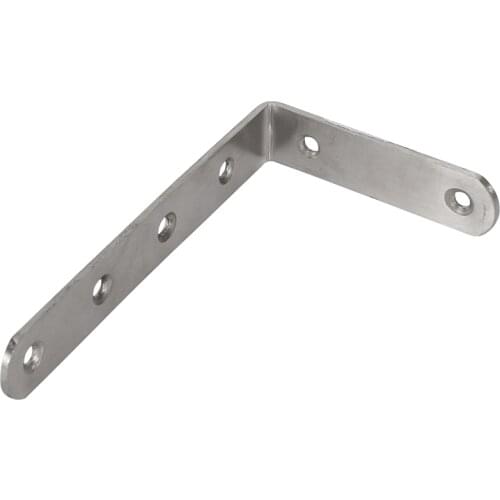 125x75mm L Shape Stainless Steel Shelf Corner Brace Angle Bracket