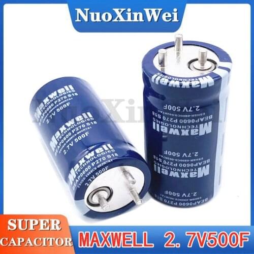 Maxwell 2.7V 500F*6pcs supercapacitor high current power supply vehicle rectifier can be used as vehicle module