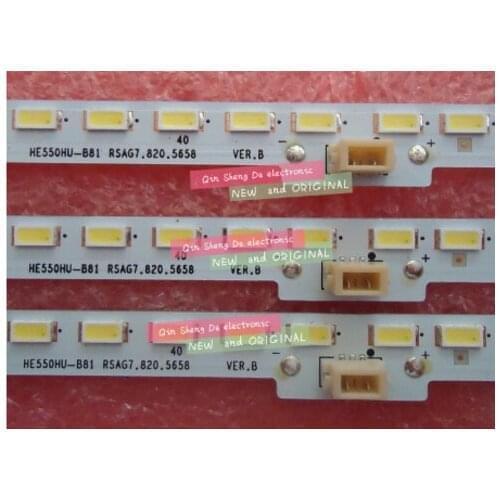 New 5set=10pcs 84LED 600MM LED strip for LT-1150150-A LC-55N7000U HE550HU-B81 RSAG7.820.5658 REV.B