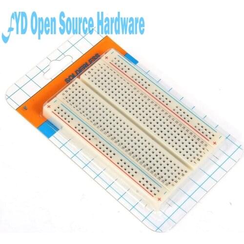 PCB Test Mini Breadboard Bread Board 400 Contacts Available 8.5 x 5.5cm New 8.5*5.5 CM FREE SHUPPING