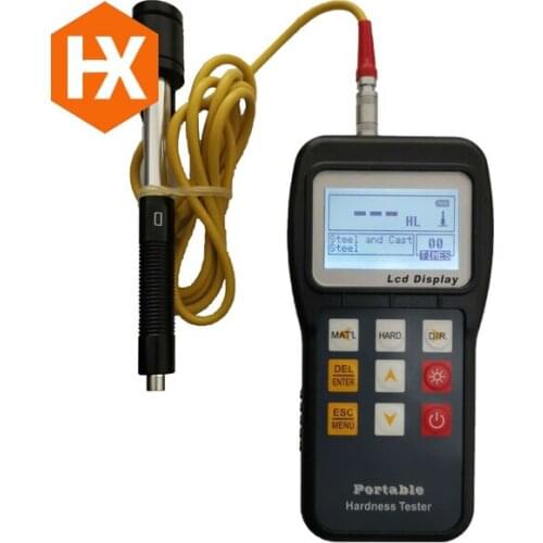 Industrial NDT Testing Ultrasonic Machine HXHT-100 Portable Leeb Hardness Tester LCD Display