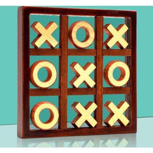 Travel Tic-Tac-Toe Pushing Me XO Fun Intelligent Board Game Educational Toys