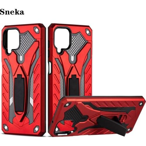 Luxury Armor Case For Samsung Galaxy A72 A52 A32 A12 A42 5G A01 Core A21S A11 A31 A51 A71 A50 A30S Anti-knock 2 in 1 Back Cover