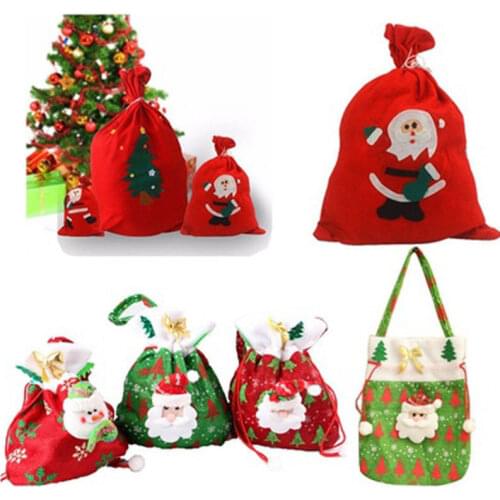 Christmas Gift Bag Santa Pants Christmas Candy Bags Wine Stocking Bottle Gift Bag Xmas Party Banquet Decoration