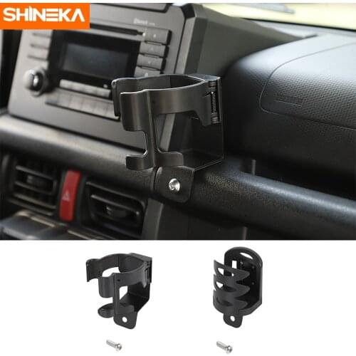 SHINEKA Universal Car Bracket For Suzuki Jimny JB74 2019+ Car Phone Bracket Drink Cup Holder Stand Organizer For Jimny 2019