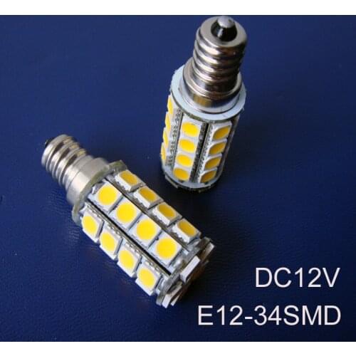 High quality 5050 DC12V E12 led Lamps,E12 led Light Bulbs led E12 Bulbs 12V free shipping 2pcs/lot