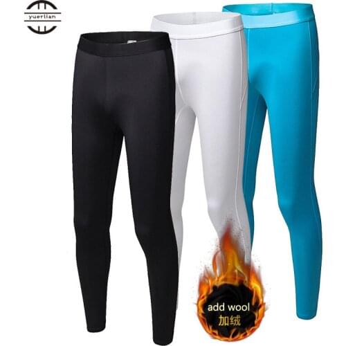 Yuerlian Add Wool Elastic Running Pants Compression Tight Skinny Suits Fitness Gym Exercise Training Sports Yoga Leggings Women