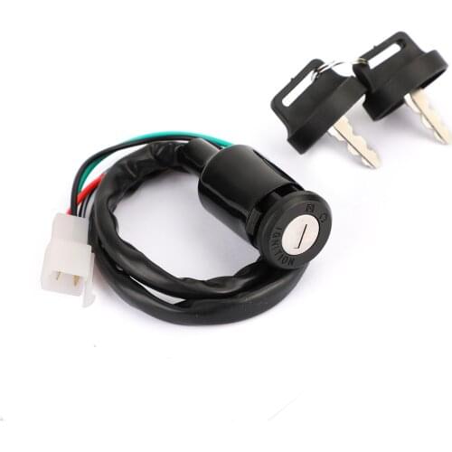 Arudatech Ignition Switch Lock with 2 Keys Kit Fit for Honda ATC 250 ES Big Red 250 1985 1986 1987