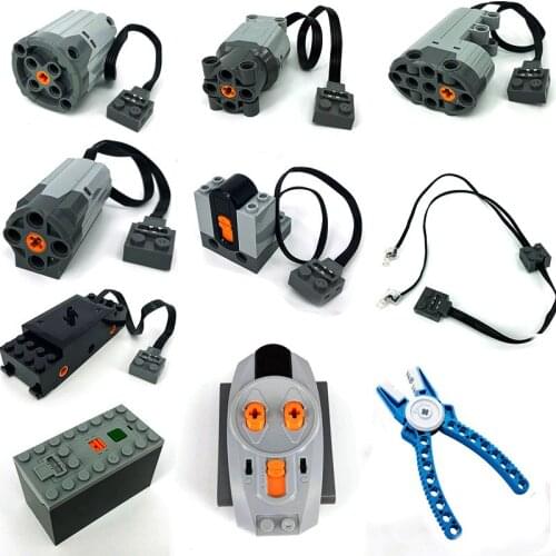 Parts Multi Power Functions Tool Servo Blocks Train Electric Motor PF Model Sets Building Kits