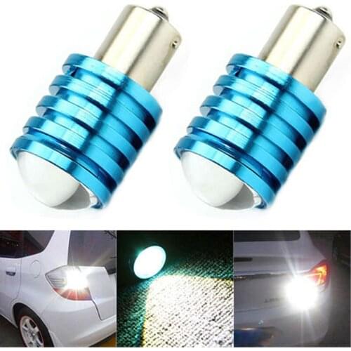 2pcs High Quality 1156 BA15S P21W 7W LED Car Backup Reverse Rear Light Bulb White