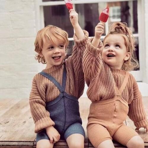 2021 Baby Suspender Pantyhose Leg Summer SS Brand Boy Girl Leggings Solid Color Cute Kids Shorts Tights Toddler Clothes Matching