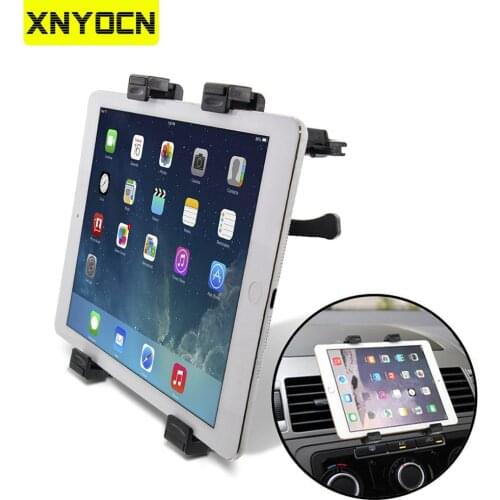 Xnyocn Car Tablet Holder Universal 7-11 inch Adjustable Bracket Auto Vent Stand For Macbook Air Xiaomi Samsung Huawei Tablet