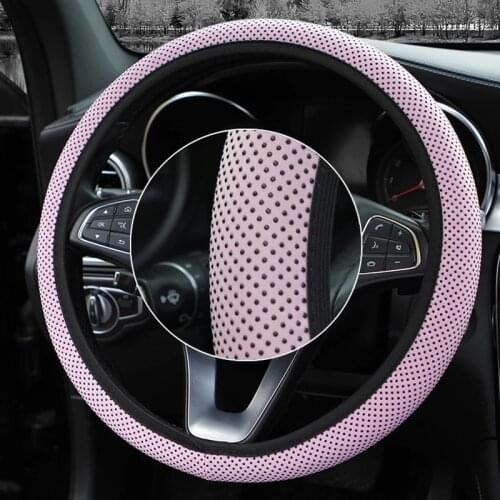 1pc Coprivolante Auto Universal Car Steering Wheel Cover Anti-Slip Funda Volante Coche Stuurhoes Steering-Wheel Cover