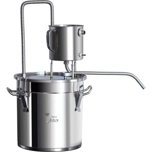 Household Essential Oil Pure Dew Extraction Machine 10L/20L Distillation Production Refining Wine Brewing Steamed Wine Equipment
