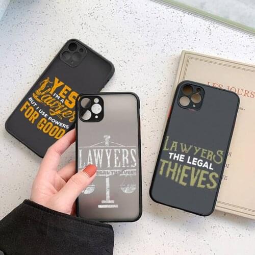 Law Student Lawyer Judge Accessories Phone Case Cover For iphone 12 5 5s 5c se 6 6s 7 8 plus x xs xr 11 pro max