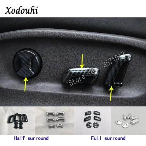 For Volkswagen Vw T-ROC TROC 2017 2018 2019 2020 2021 Body Detector Seat Adjustment Knob Button Switch Trim Frame Accessories