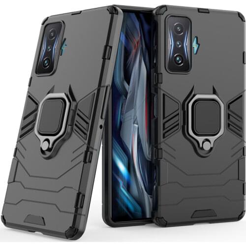 For Xiaomi Poco X3 NFC Case Cover Redmi Note 9S 9 Pro 9A 9C 9T 10 Lite Magnetic Ring Holder Armor Phone Bumper Case Poco X3 NFC