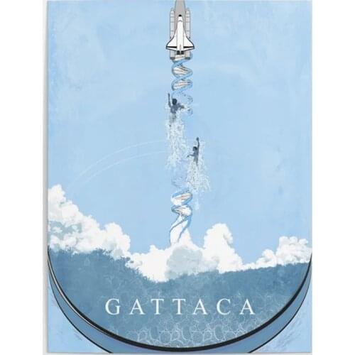 Home Decor HD Printed Gattaca Blue Cartoon Rockets Canvas Paintings Wall Art Modular Poster Modern Bedside Background Pictures