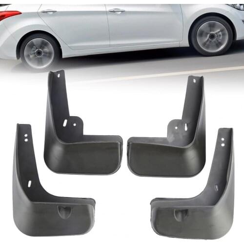 70% Dropshipping!!4Pcs LB-SY-516 Splash Shield Heat Resistant Undeformable ABS Auto Splash Guard for Hyundai Elantra