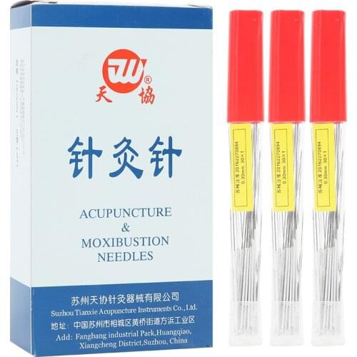 Dropshipping Serive 30pcs 0.3-0.35mm Non-Disposable Acupuncture Needle Stainless Steel Acupuncture Needles Reusable Needle