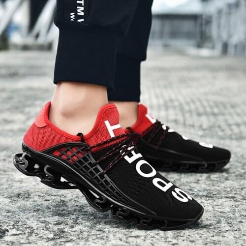 Letter Sneakers Breathable Running Shoes for Men Outdoor Train Fitness Jogging Sport Shoes Women Mesh Fashion Unisex Plus Size