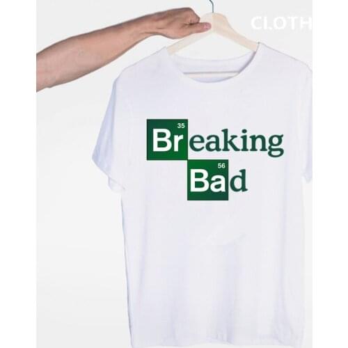 Heisenberg Breaking Bad T-shirt O-Neck Short Sleeves Summer Casual Fashion Unisex Men and Women Tshirt