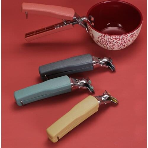 Anti-scalding Tool Bowl Clip Heat Insulation Pot Pad Dish Clip Kitchen Anti-scald Gloves Heat-resistant Silicone Cooking Clip