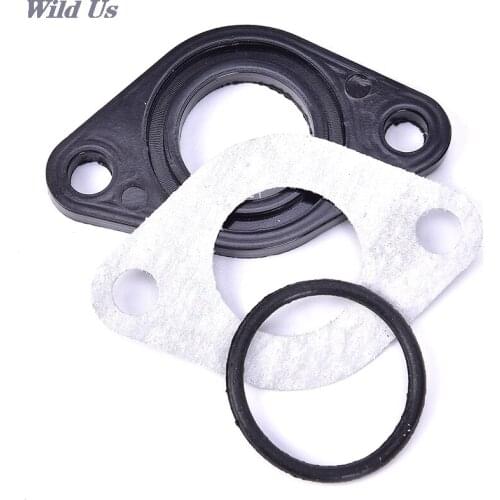 Carb Carburetor Manifold Intake Pipe Gasket Spacer Seal for Dirt Bike 110 125 cc CRF50 XR50 Pit Dirt Bike ATV Quad