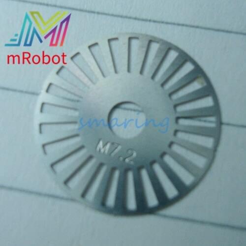 Customized Code Plate Photoelectric Encoder Meter Wheel Outer Diameter 28 Wire Metal Code Disk M7-2