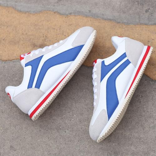 Men Running Shoes Fashion Outdoor Lovers Retro Sneakers Breathable Non-Slip Leather Women Athletic Shoes Walking Shoes