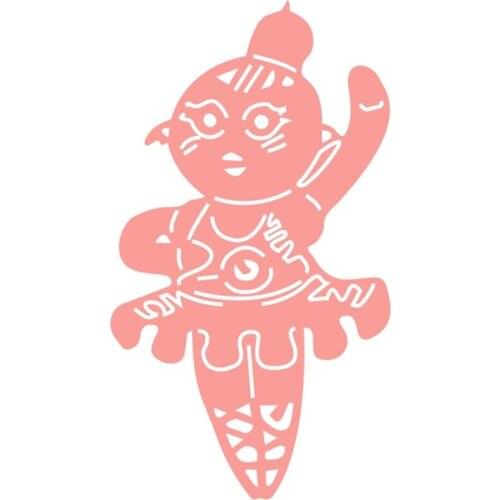 Metal Girl demon paper die cutting dies for Scrapbooking/DIY Easter wedding Halloween Easter card