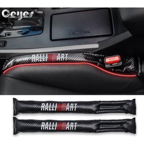 Ceyes Car Styling Interior Accessories Seat Pad Gap Fillers Leakproof Strip Sticker Fit For Mitsubishi RalliArt Galant Ralli Art