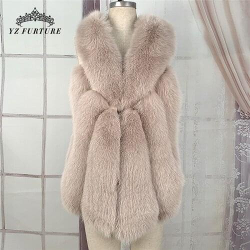 New Womans Real Fox Fur Sleeveless Vest Winter Thick Waistcoats Natural Fox Fur Sleeveless Girl Fashionable White Coat FV-066