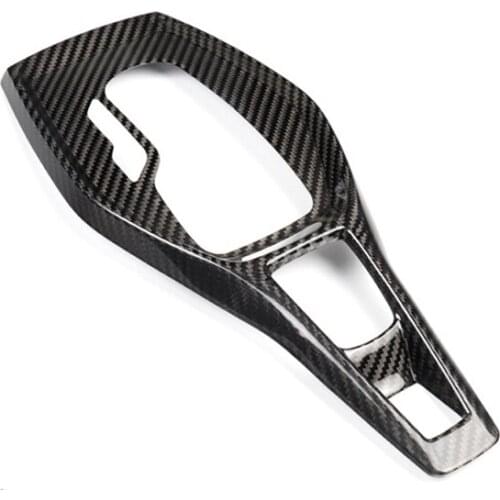 Real Carbon Fiber Center Console Gear Shift Panel Cover Trim fit For Chevrolet Camaro 2016-2019