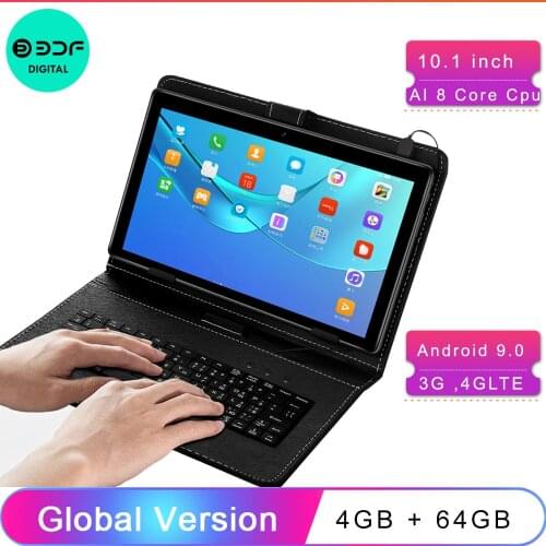 10 Inch keyboard leather cover case casual solid For waterproof drop resistance Russian keyboard for Tablet pc use