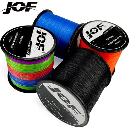 JOF Braid Fishing line 300M 8 Strands Multifilament Fishing Wire Carp Fishing 18-96lb