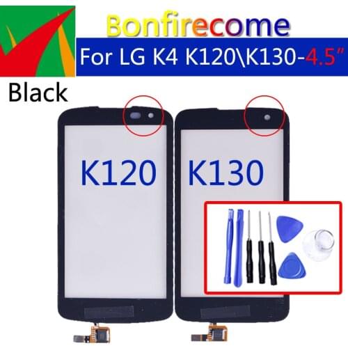 Touchscreen For LG K4 K120 K121 K120E K130 K130E Touch Screen Digitizer LCD Display Front Glass Panel Sensor Replacement