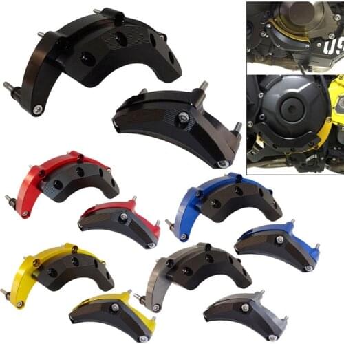 CNC Engine Stator Pulse Cover Guard Crash Pad Sliders Protector For YAMAHA FZ09 FJ09 FZ-09 MT-09 Tracer 900 GT XSR900 2013-2020