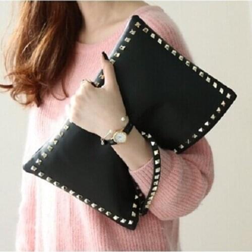 Rivet shoulder bag Female new clutch bag fashion rivet envelope purse 01-SB-mxmdxf