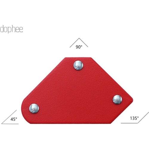 Dophee 1pc 9LB Welding Positioner agnetic Tool Welding Auxiliary Fixing Clip Neodymium Strong Magnet Right Angle Bevel Fixed