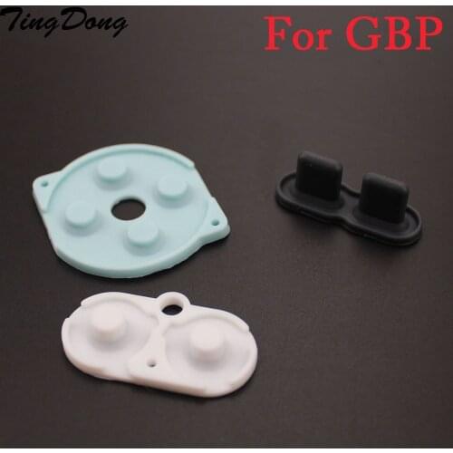 TingDong 3sets/lot High Quality For Gameboy Pocket GBP Repair Silicon Conductive Buttons Rubber Pads