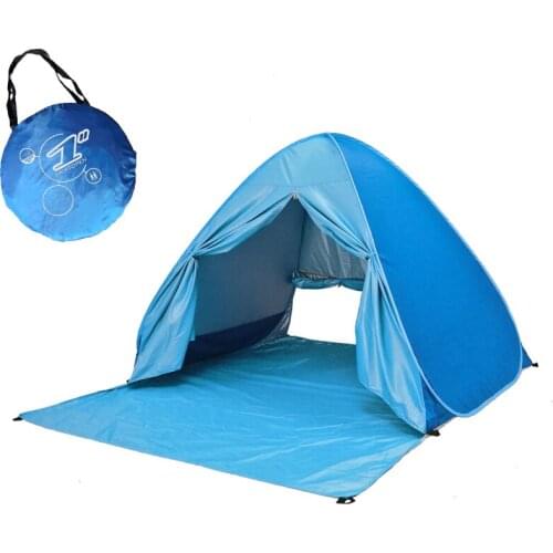 Pop up Beach Tent Easy Automatic Instant Sunshade Shelter With Carry Bag Portable