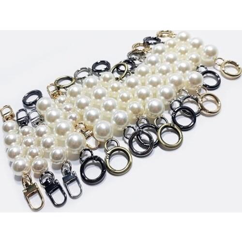 Pearl Bag Strap Purse Chain Extender For Crossbody Shoulder Bag Handbag DIY Strap Purse Replacement Extend Chain Bag Accessories