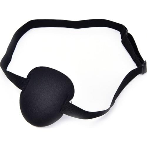 1Pcs Black Medical Use Concave Eye Patch 3D Foam Groove Eyeshades For Lazy Eye