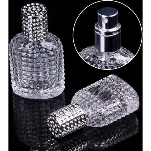 30/50ml Pineapple Glass Perfume Bottle Spray Empty Atomizer Refillable Dispenser