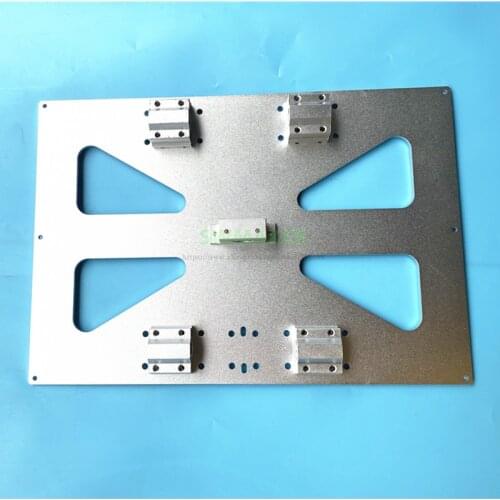 SWMAKER Large Size Prusa i3 RepRap 3D Printer Upgrade Aluminum alloy heated bed mount plate Y Carriage Plate XL 300x200mm